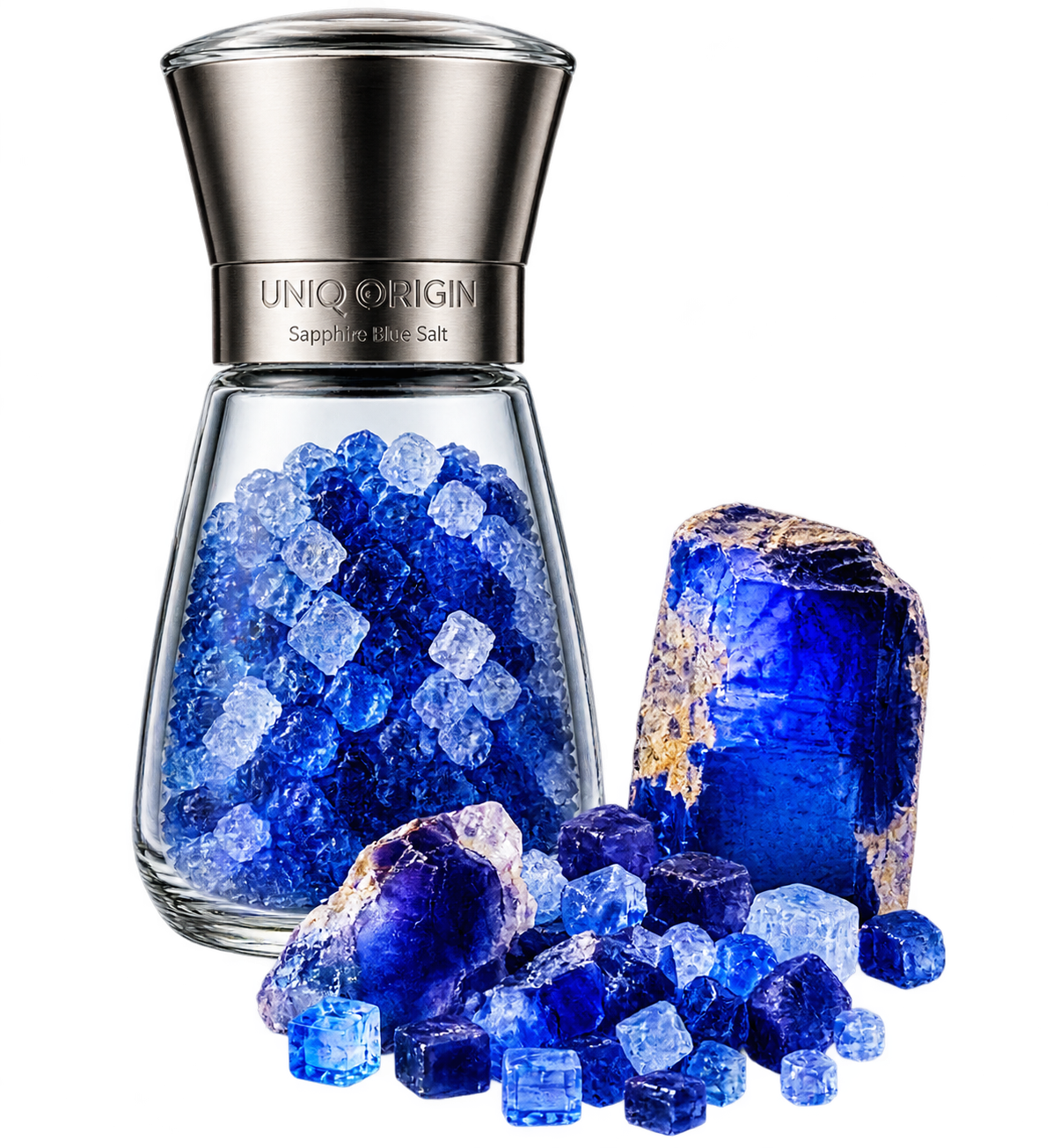 Sapphire Blue Salt jar